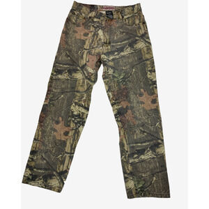 Braided River Mens Size 34/32( actual 32x28) Camouflage Denim Jeans Straight-Leg